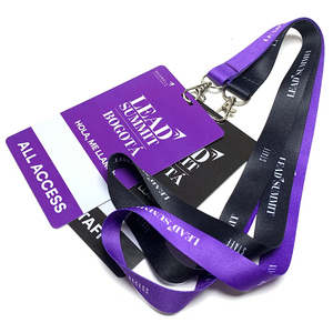 High Quality Custom PVC Lanyards Personalized Polyester ID Card & Badge Holder with Logo for Teachers & Professional Use