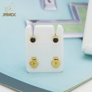 Anting Tusuk Bayi dari Baja Anti Karat, Perhiasan Tindik Telinga Steril untuk Bayi, Grosir Pabrik - Product Image 4