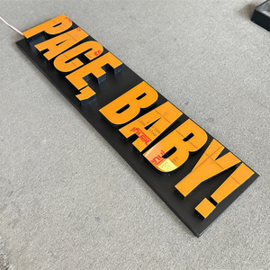 Panneau publicitaire lumineux Acrylique Signalisation 3D Led Sign Letters Store Front Led Lights - Product Image 2