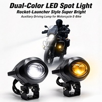 Nouveau Phare de Travail LED Blanc Jaune 19W 9-60V pour Voiture, Feux Antibrouillard Modifiés, Garantie 2 Ans, Aluminium, Autres Accessoires d'Éclairage Automobile