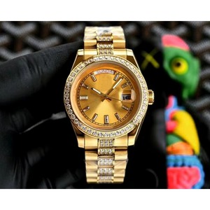 Drioshipping 2024 New Recommended Men's Luxury <b>Mechanical</b> <b>Watch</b> Inset Natural Zircon <b>Watch</b> Steel case Stainless Steel Strap - Product Image 4