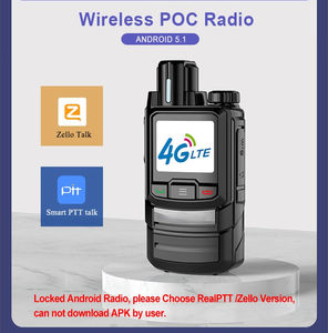 एंड्रॉइड 4जी एलटीई 3जी जीएसएम पीओसी नेटवर्क मोबाइल फोन टू वे रेडियो 200 किमी लंबी दूरी की ज़ेलो पीटीटी ZL60 वॉकी टॉकी सिम कार्ड के साथ - Product Image 5