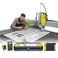 Machine à jet d'eau CNC 5 axes YUANLI haute performance 42KW 380V/415V/220V multifonctionnelle, zone de travail 4000x2000x150mm