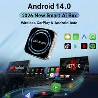 Boîtier de connectivité Android 3-en-1 pour voiture, best-seller transfrontalier, CarPlay filaire et sans fil, GPS, 128 Go, OLIVER CarFitment USB