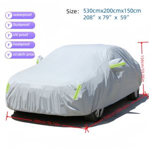 Vendita calda per esterno copri auto impermeabile pioggia neve sole antigraffio protettivo traspirante peva auto <span class=keywords><strong>abbigliamento</strong></span> - Product Image 4