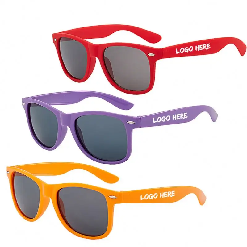 Gafas de sol personalizadas con Logo impreso, lentes de sol a la moda con logotipo personalizado