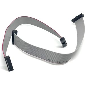 Conectores Pro 20P, Cable Plano de 1.27mm, 15cm, SWD FFC F Hembra IDC 2x10 Pines para Electrónica, Uso en Interiores, Mii Marvic - Product Image 1