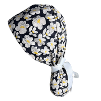 Bonnet de chirurgien personnalisé imprimé avec doublure en satin, ajustable, pour femmes, OEM ODM