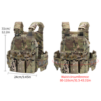 SIVI activité de plein air haute qualité chasse plaque transporteur 500D Nylon gilet tactique professionnel réglable Durable gilet tactique