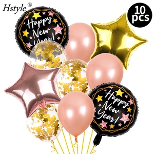 10 Pack 2024 Nouvel An Ballons Ensemble-Happy New Years Feuille Ballons En Latex Décorations Nouvel An Fête Fournitures <span class=keywords><strong>2023</strong></span> ST198 - Product Image 6