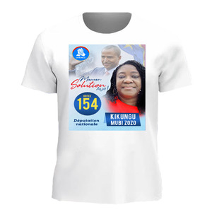 Bán Buôn Số Lượng Lớn Đồng Bằng Màu Đỏ Chiến Dịch Cotton Người Đàn Ông Cuộc Bầu Cử Bán Buôn Áo Thun - Product Image 6