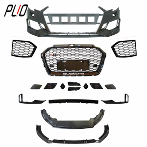 Accesorios para Automóviles Compatibles con <span class=keywords><strong>Audi</strong></span> <span class=keywords><strong>A3</strong></span> 2017-2019 Modificado al Modelo RS3, Incluye Ensamblaje <span class=keywords><strong>de</strong></span> Parachoques Delantero con Rejilla y Labio Delantero - Product Image 2
