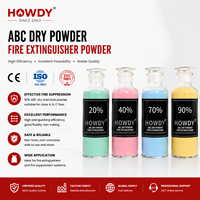 Poudre d'extincteur ABC et BC 20% 30% 40% 50% 75% de concentration pour une lutte efficace contre l'incendie