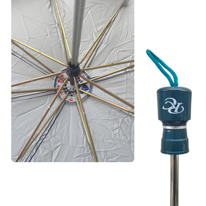 Parapluie pliant vert 2 sections pour hommes et femmes, résistant au vent, léger, idéal pour les voyages, en vente par les exportateurs - Product Image 4