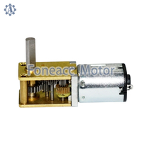 Micro Mini 3v 6v 12v 8mm 12mm petit moteur 12fn20 N20 N30 M10 moteur à courant continu à engrenages avec boîte de vitesses de réduction pour voiture avion jouet