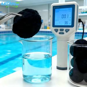 Sfere Filtranti in Fibra Nera Igienica per <span class=keywords><strong>Intrappolamento</strong></span> di Particelle Sottili in Sistemi Idrici di Laboratori Biotech e Linee di Produzione di Bevande - Product Image 1