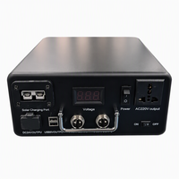 Réfrigérateur-congélateur solaire portable mobile avec panneau et batterie 24V 60Ah Lifepo4 1000W solaire 40A MPPT