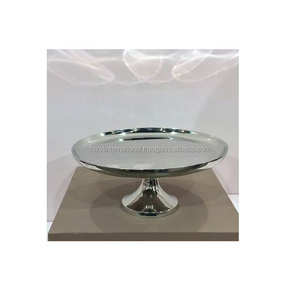 Soporte de pastel de forma redonda de diseño simple de metal de aluminio - Product Image 2