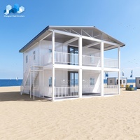 Conteneur de 20 pieds en kit pour bureau de chantier, maison de luxe, mini-maison préfabriquée, bureau préfabriqué, maison conteneur avec salle de bain