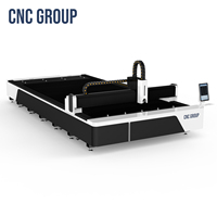 Découpeuse laser à fibre CNC 6025 robuste avec unité de refroidissement intégrée pour l'usinage de tôles d'acier au carbone
