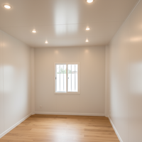 Unité de logement préfabriquée : Maison mobile robuste en conteneur avec toilettes et cuisine complètes |   Maisonnette portable facile à assembler