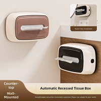 Boîte à mouchoirs de bureau, boîte de rangement pour serviettes en plastique à hauteur réglable avec ressort coulissant pour table basse de salon, modèle chinois