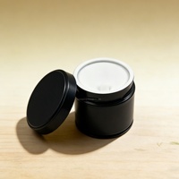 Boîte à thé matcha vide scellée avec un intérieur en plastique hermétique, logo personnalisé, emballage en métal de qualité alimentaire pour poudre de thé vert, 30g
