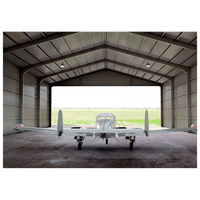 Bâtiment de stockage préfabriqué moderne en structure métallique, kits de hangar pour avions, atelier en structure métallique, entrepôt