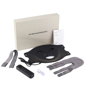 4 colores de silicona LED terapia de luz máscara de belleza NIR cerca de la cara facial infrarroja máscara de terapia de luz roja - Product Image 6