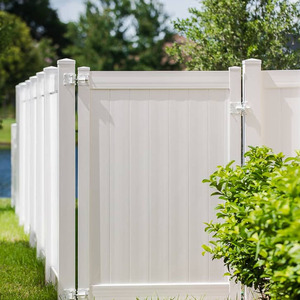 Panneaux de clôture en vinyle PVC blanc 6x8 avec poteaux en vinyle, clôture de jardin extérieure pour <span class=keywords><strong>la</strong></span> protection de <span class=keywords><strong>la</strong></span> vie privée - Product Image 6