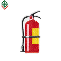 Échantillon gratuit pompier fer sur patchs appliques brodées pompier pompier jeu de rôle costume
