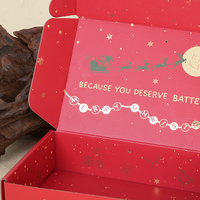 Caja de Regalo Corrugada de Alta Gama Personalizada de Fábrica OEM, Caja de Envío Ecológica de Papel con Impresión de Logotipo