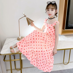 Proveedor de Vestidos de Fiesta para Niñas con Diseños de Puntos, Vestido de Princesa de Encaje para el Verano de China - Product Image 2