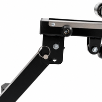 Rameur hydraulique pour la maison, entraînement complet du corps, résistance réglable, pliable, équipement de fitness d'intérieur