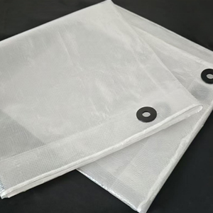 Film plastique tissé renforcé en PE de <span class=keywords><strong>200</strong></span> <span class=keywords><strong>microns</strong></span> pour serre / Feuille plastique pour couverture de serre / Tissu tissé pour serre - Product Image 2