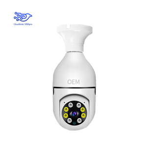 Cloudbirds v360pro E27 không dây wifi thông minh <span class=keywords><strong>IP</strong></span> <span class=keywords><strong>Camera</strong></span> 2Megapixel Mini ai theo dõi vít bóng đèn CMS cảm biến cung cấp lưu trữ dữ liệu đám mây - Product Image 1