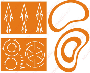 DF 9 Transportador de Mapas Semicircular de 6 Pulgadas con Escala MILS, Regla para Entrenamiento de Soldados, Venta al por Mayor - Product Image 2