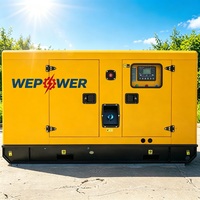 Générateur diesel silencieux à cadre ouvert 15 20 50 100 200 300 500 150 KW/KVA 50 Hz portable à faible bruit triphasé 4 fils 220/380V CE