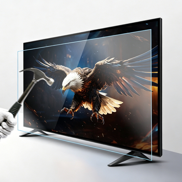 Factory Direct Frameless Explosion Proof TV 32 43 50 65 Inch Ultra Thin 4K Smart LED Television Android with OEM Custom Logo