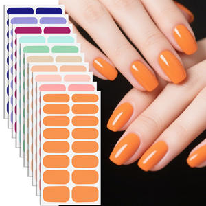 สติกเกอร์ติด<span class=keywords><strong>เล็บ</strong></span>แบบเจล<span class=keywords><strong>สี</strong></span>พื้น ซีรีส์พังก์ร็อค แบบเต็มแผ่น สำหรับตกแต่ง<span class=keywords><strong>เล็บ</strong></span>ผู้หญิง - Product Image 3