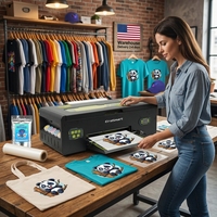Impresora DTF EraSmart A3, Máquina de Transferencia Directa a Película con Tinta Blanca para Camisetas Personalizadas, Envío Rápido desde Almacén en EE. UU.