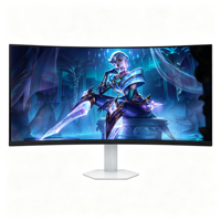 Nouvel écran d'ordinateur 34 pouces TFT VA 4K 75Hz HDR RGB LED avec support rotatif réglable en hauteur, ports DP pour bureau professionnel