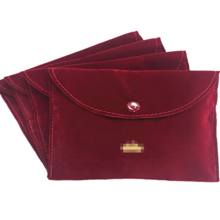 Design personnalisable, nouveau petit sac de poche pour bijoux, housse en soie, logo de voyage, anneau, toile de coton avec rabat
