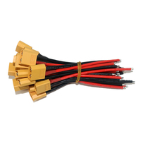 XT60-F 14AWG 100mm Silicone fils connecteur femelle connecteur XT60-F étanche et isolé pour RC FPV Drones ESC Lipo batterie