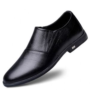 Chaussures habillées de luxe en cuir souple de haute qualité, à lacets, bout carré, respirantes, antidérapantes et légères pour hommes, tailles 37-45 - Product Image 5