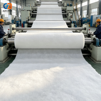 Tissu géotextile non tissé robuste 110 g/m² à bas prix en fibres coupées pour la construction routière, le drainage, la filtration et la séparation des sols