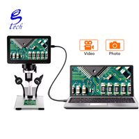 Digital USB Microscope DM9 1200X 1080P LCD Video Microscope for Adult Electronica Soldering PC View Coin Magnifier