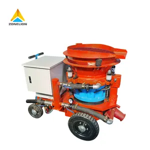 Otomatisasi mesin penyemprot Mortar beton yang efisien tinggi Stucco Sprayer mesin penyemprot semen untuk dijual