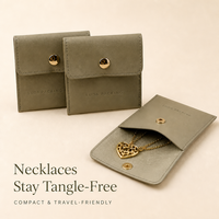 Pochette à bijoux en cuir PU avec logo personnalisé pour bagues boucles d'oreilles colliers sacs enveloppe bouton emballage textile avec inserts