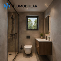 Casa Modular Prefabricada en Forma de A con Revestimiento de Aluminio para Glamping Resort, Llave en Mano, Completamente Amueblada